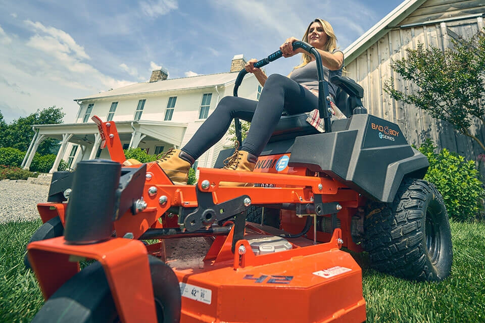 Bad Boy E-Magnum Electric Zero-Turn Mower 80V Battery Powered with Suspension System