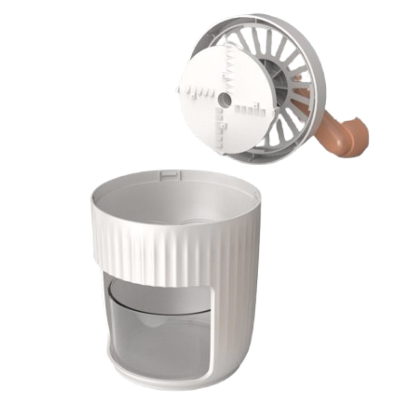 Manual Hand-Crank Ice Crusher β Portable Shaved Ice & Snow Cone Machine