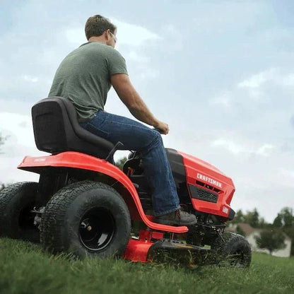 CRAFTSMAN T100 36 - Inch 11.5 HP Gas Riding Lawn Mower Briggs & Stratton Engine Manual 7 - Speed Transmission - Decindoor