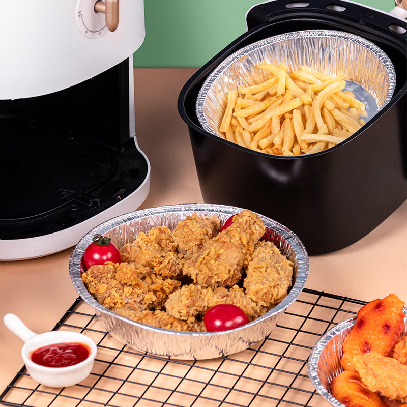 Air Fryer Disposable Foil Liners – Non-Stick Oil-Proof Paper Tray