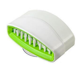 3-in-1 Kitchen Cleaning Brush – Suction Cup Cutlery Scrubber