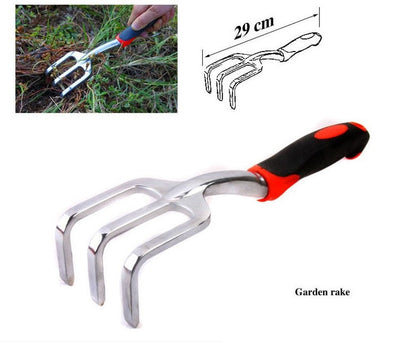 LM Center's Mini Bonsai Tools Gardening Hand Tools Kit with Tote Bag Elbow Branch Nail Rake Spade Spraying Pot for Gardeners