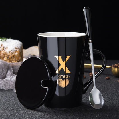 Personalized Initial Ceramic Mug – Last Name Letter Cup