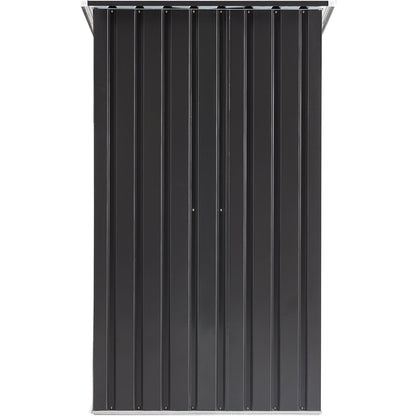 Metal Firewood Storage Shed - Decindoor