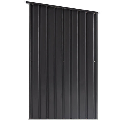 Metal Firewood Storage Shed - Decindoor