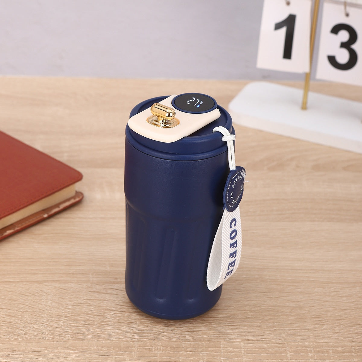 Smart Digital Thermal Bottle – LED Temperature Coffee Mug 450ml