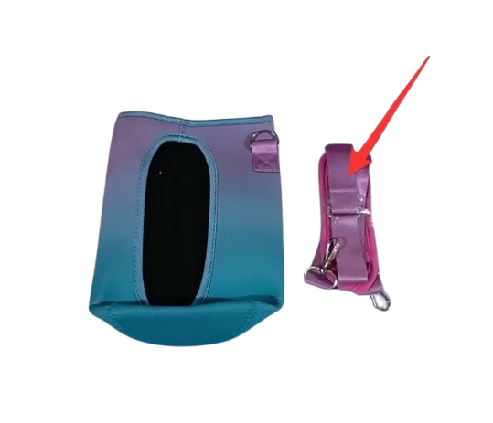 Portable Water Bottle Set – Transparent Travel Cup with Scale