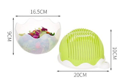Salad Cutter Bowl – Creative Fruit & Vegetable Chopper