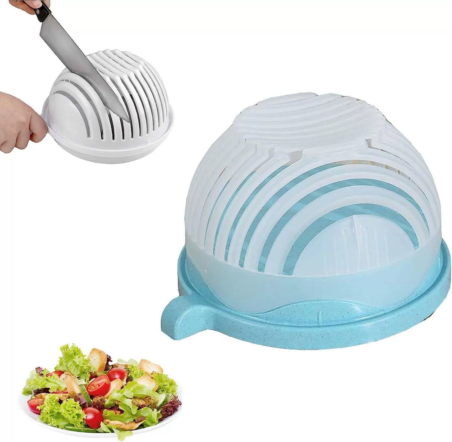 Salad Cutter Bowl – Creative Fruit & Vegetable Chopper