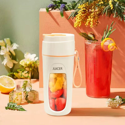Portable USB Electric Blender - Mini Wireless Juicer Cup for Smoothies and Shakes