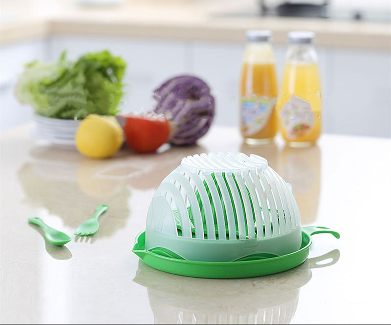 Salad Cutter Bowl – Creative Fruit & Vegetable Chopper