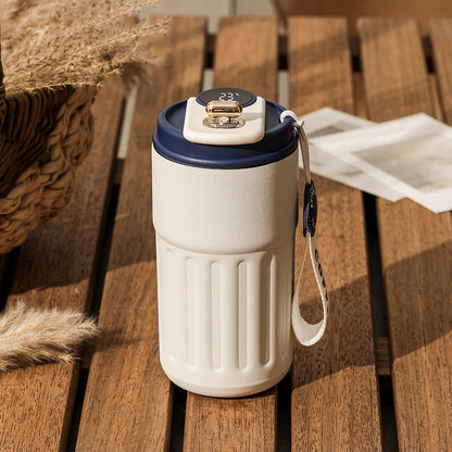 Smart Digital Thermal Bottle – LED Temperature Coffee Mug 450ml