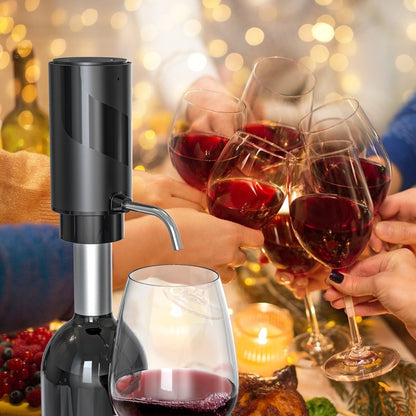 Electric Wine Aerator – One Touch Decanter Dispenser