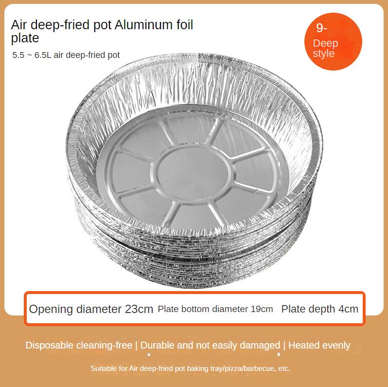 Air Fryer Disposable Foil Liners – Non-Stick Oil-Proof Paper Tray