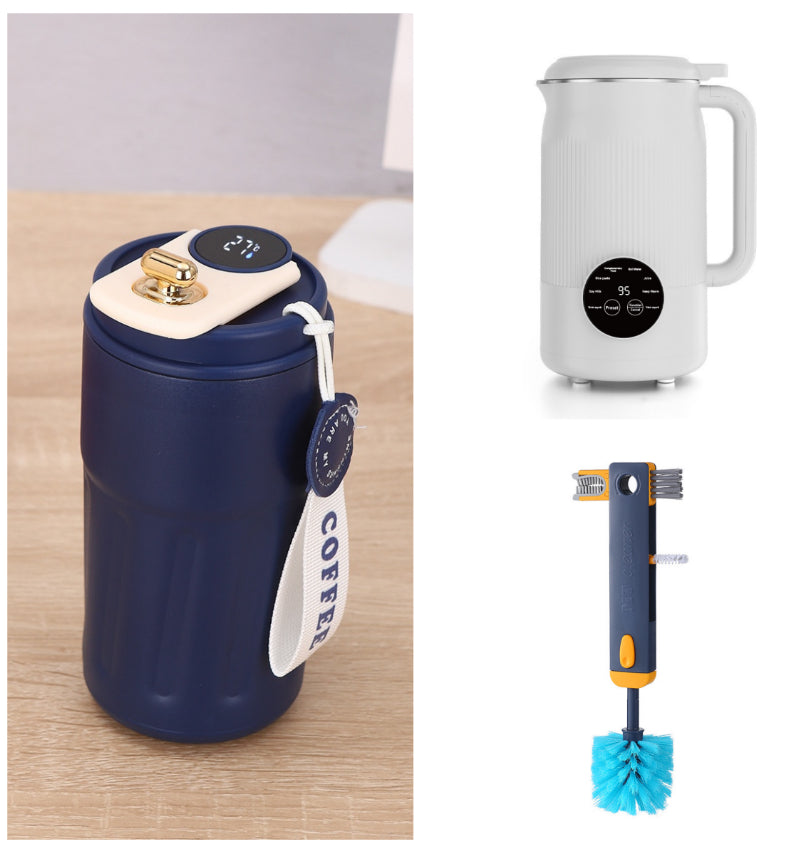 Smart Digital Thermal Bottle – LED Temperature Coffee Mug 450ml
