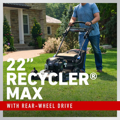 Toro 22-Inch Gas Self-Propelled Lawn Mower 163cc with Personal Pace Auto-Drive
