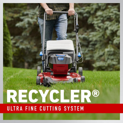 Toro Super Recycler 21-Inch 60V Self-Propelled Lawn Mower with Battery and Charger