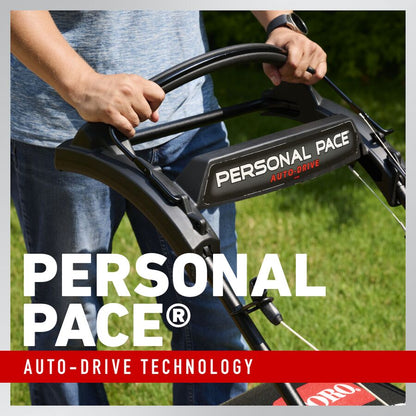 Toro 22-Inch Gas Self-Propelled Lawn Mower 163cc with Personal Pace Auto-Drive