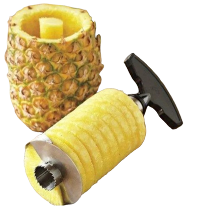 Stainless Steel Pineapple Peeler – Easy Fruit Corer & Slicer Tool with Ergonomic Handle