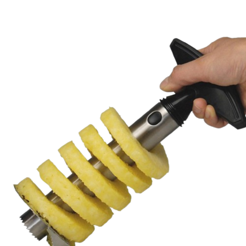 Stainless Steel Pineapple Peeler – Easy Fruit Corer & Slicer Tool with Ergonomic Handle