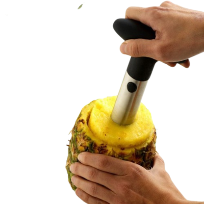 Stainless Steel Pineapple Peeler – Easy Fruit Corer & Slicer Tool with Ergonomic Handle
