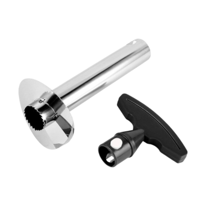 Stainless Steel Pineapple Peeler – Easy Fruit Corer & Slicer Tool with Ergonomic Handle