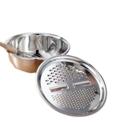 3-in-1 Multi-Function Vegetable Chopper Set – Grater, Slicer & Washing Basin Combo