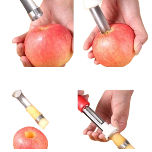 2-in-1 Stainless Steel Fruit Peeler – Multifunction Kitchen Vegetable Peeling Tool