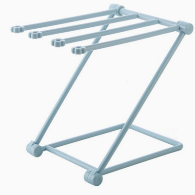 Foldable Dishcloth Rack – Kitchen Sink Organizer Holder