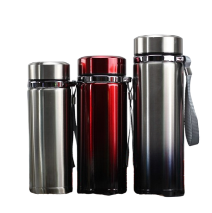 Gradient Stainless Steel Vacuum Flask – Large Capacity Insulated Thermos