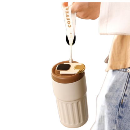 Portable Stainless Steel Vacuum Cup – Double-Wall Insulated Travel Mug
