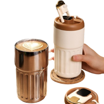 Portable Stainless Steel Vacuum Cup – Double-Wall Insulated Travel Mug