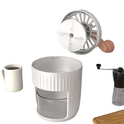 Manual Hand-Crank Ice Crusher – Portable Shaved Ice & Snow Cone Machine