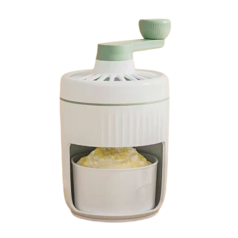 Manual Hand-Crank Ice Crusher – Portable Shaved Ice & Snow Cone Machine