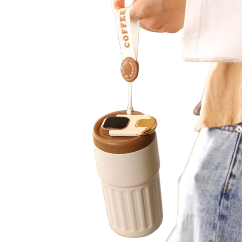 Portable Stainless Steel Vacuum Cup – Double-Wall Insulated Travel Mug