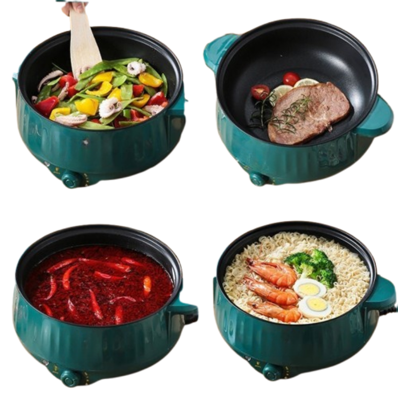 Multi-Function Non-Stick Electric Cooking Pot – Portable Household Rapid Cooker