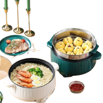 Multi-Function Non-Stick Electric Cooking Pot – Portable Household Rapid Cooker