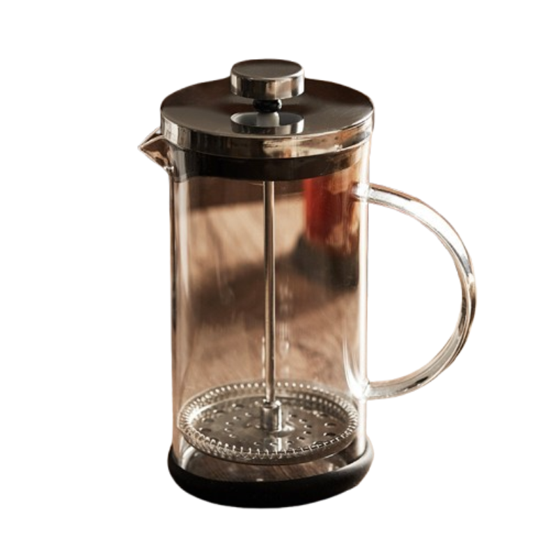 Stainless Steel French Press Coffee Maker – Multi-Use Tea & Milk Foam Infuser