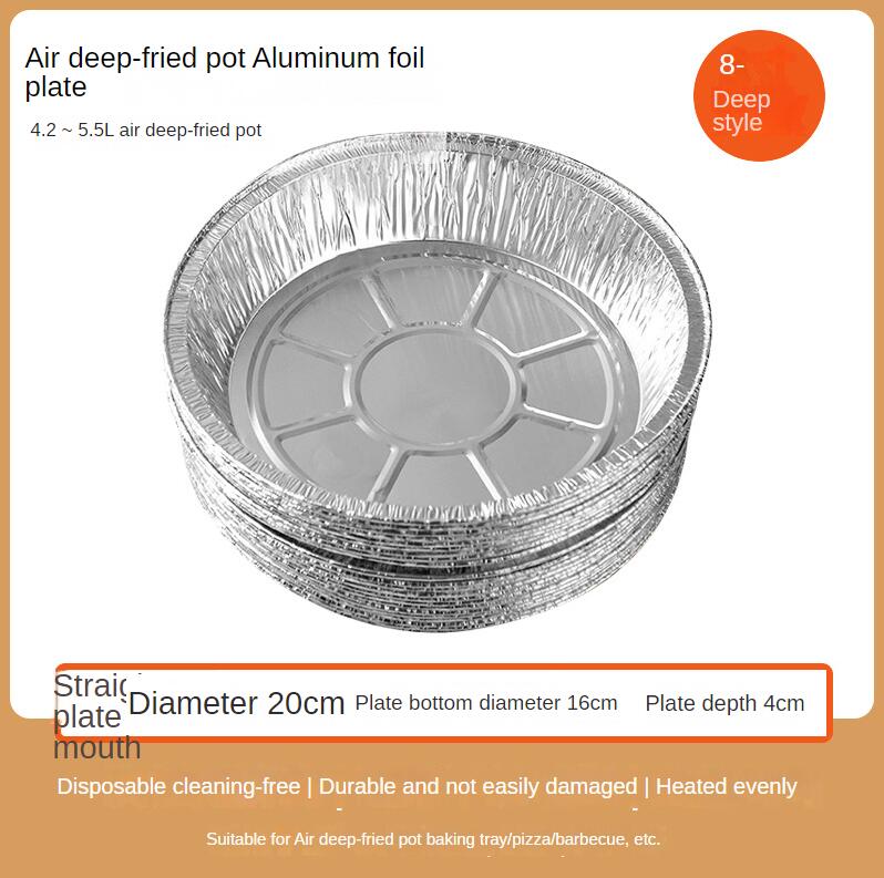 Air Fryer Disposable Foil Liners – Non-Stick Oil-Proof Paper Tray