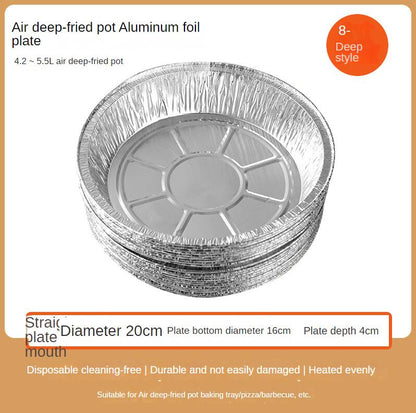 Air Fryer Disposable Foil Liners – Non-Stick Oil-Proof Paper Tray