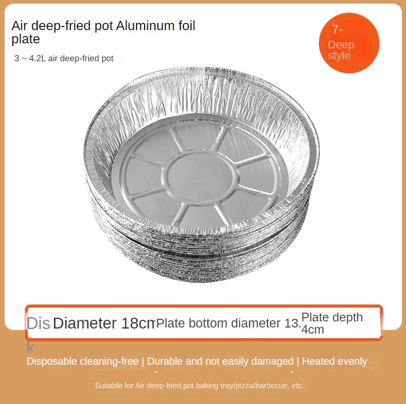 Air Fryer Disposable Foil Liners – Non-Stick Oil-Proof Paper Tray