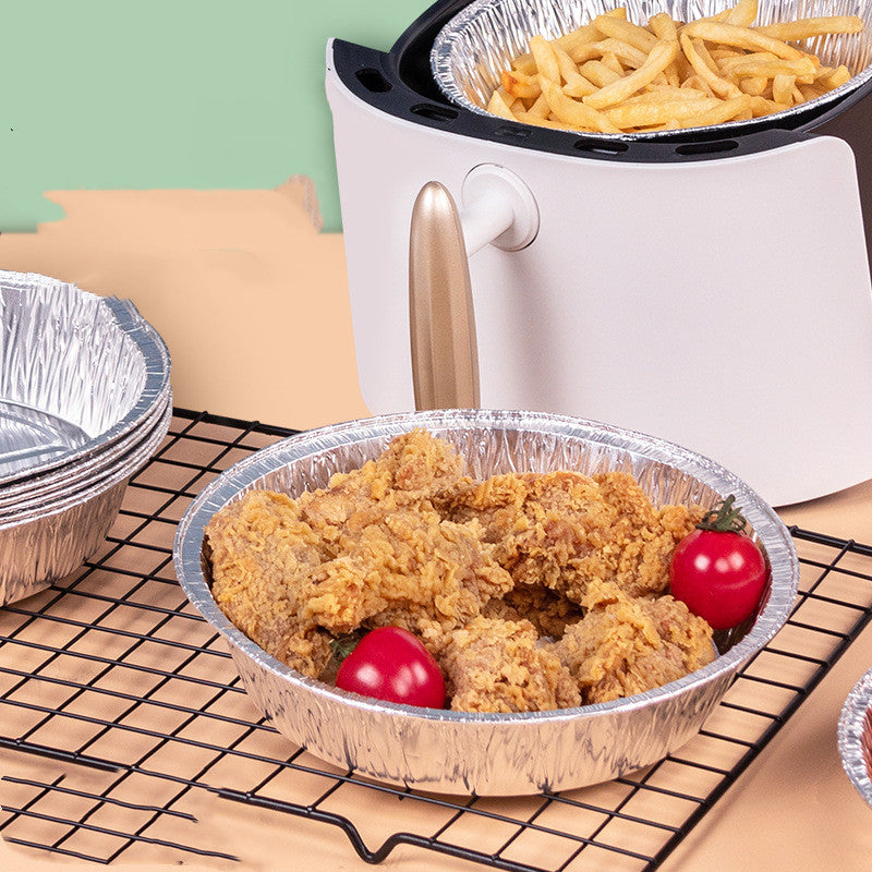 Air Fryer Disposable Foil Liners – Non-Stick Oil-Proof Paper Tray