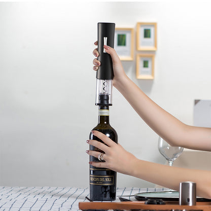 Electric Wine Opener Set – Automatic Corkscrew with Foil Cutter